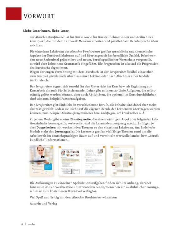 Menschen A1. Berufstrainer mit Audio-CD. Deutsch als Fremdsprache