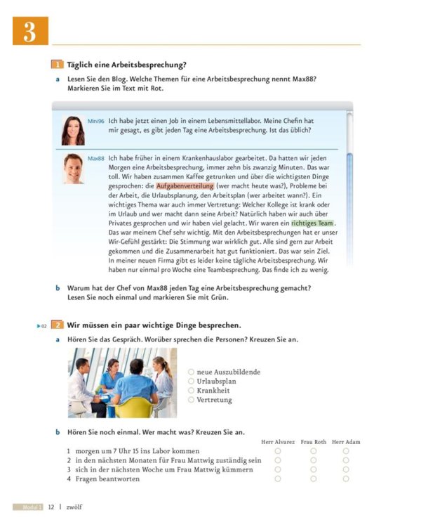 Menschen A2. Berufstrainer mit Audio-CD. Deutsch als Fremdsprache