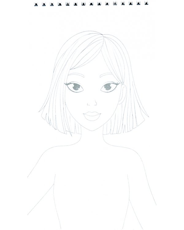 Книга с наклейками и трафаретами. Альбом визажиста