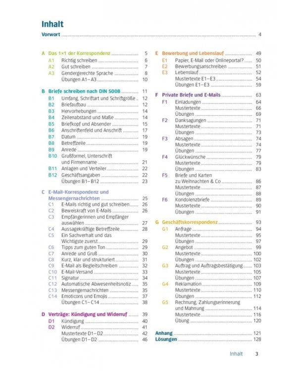 Deutsch üben. E-Mails, Briefe &amp; Co. B1-C1. Praktische Beispiele und Übungen