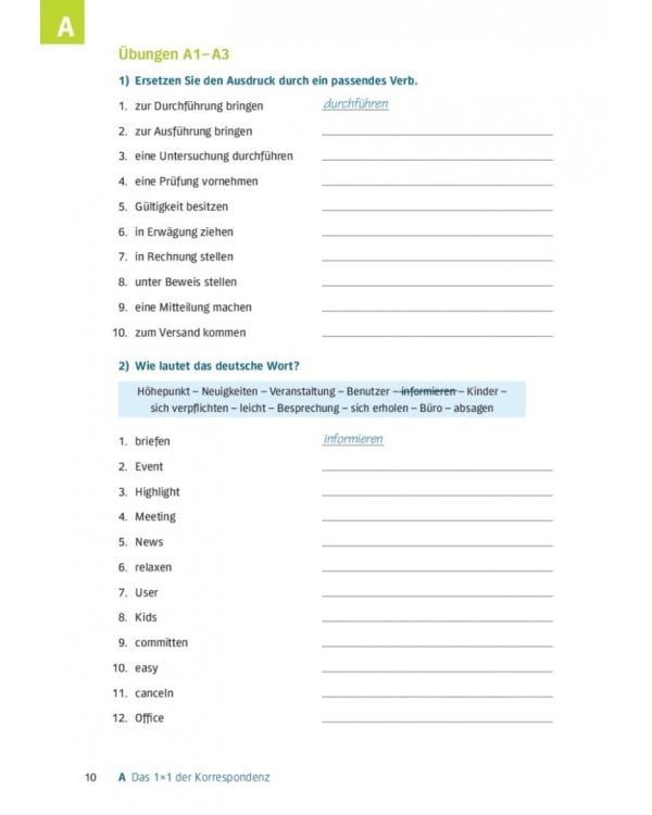 Deutsch üben. E-Mails, Briefe &amp; Co. B1-C1. Praktische Beispiele und Übungen