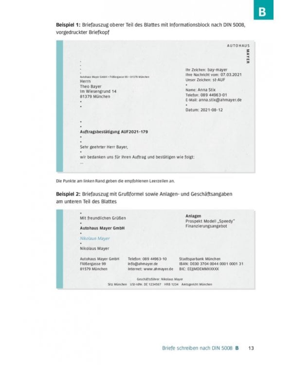 Deutsch üben. E-Mails, Briefe &amp; Co. B1-C1. Praktische Beispiele und Übungen