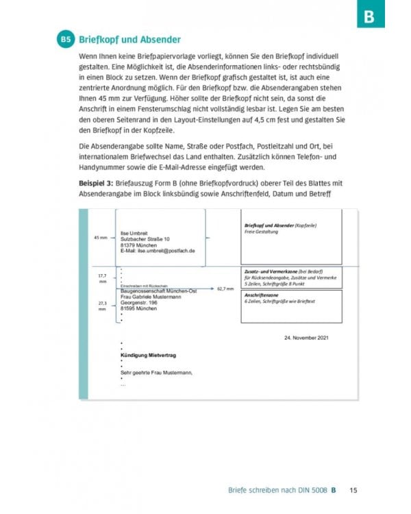 Deutsch üben. E-Mails, Briefe &amp; Co. B1-C1. Praktische Beispiele und Übungen