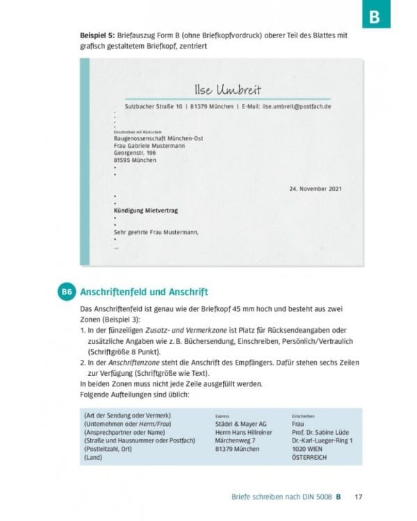 Deutsch üben. E-Mails, Briefe &amp; Co. B1-C1. Praktische Beispiele und Übungen