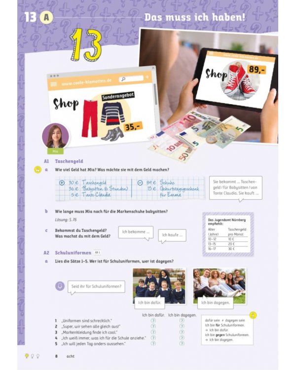 Gute Idee! A2.1. Kursbuch plus interaktive Version. Deutsch für Jugendliche