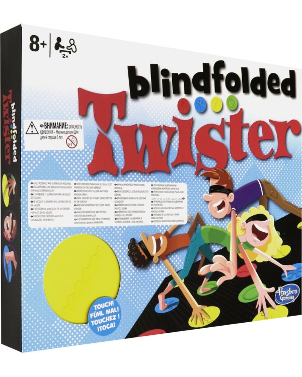 Игра комнатная активная. Твистер вслепую