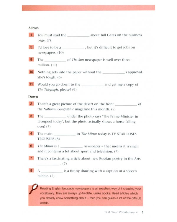 Test Your Vocabulary 4