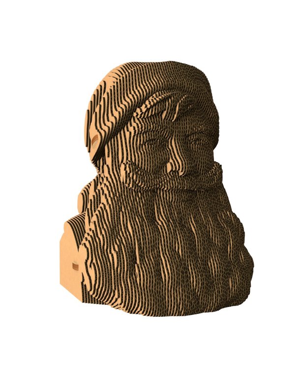 3D конструктор. Сборный бюст. Дед Мороз