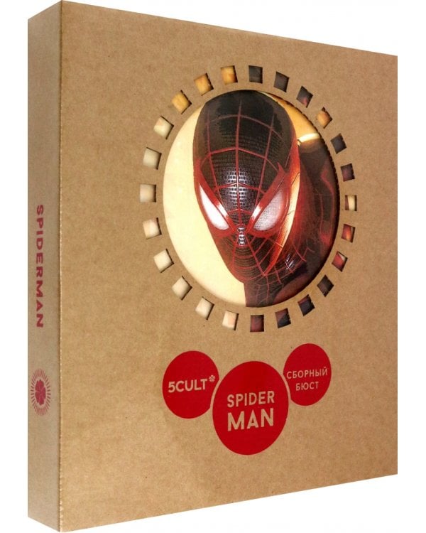 3D конструктор. Сборный бюст. Человек-Паук