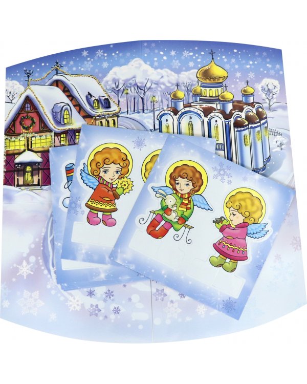 Игры с ангелочком. Зима