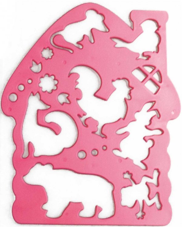 Трафарет фигурный ТЕРЕМОК (20С 1361-08)