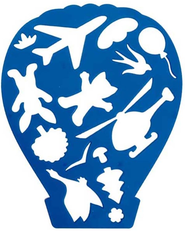 Трафарет фигурный "ВОЗДУШНЫЙ ШАР" (20С 1362-08)