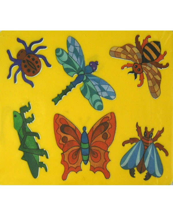 Трафарет фигурный "Насекомые" (10С 535-08)