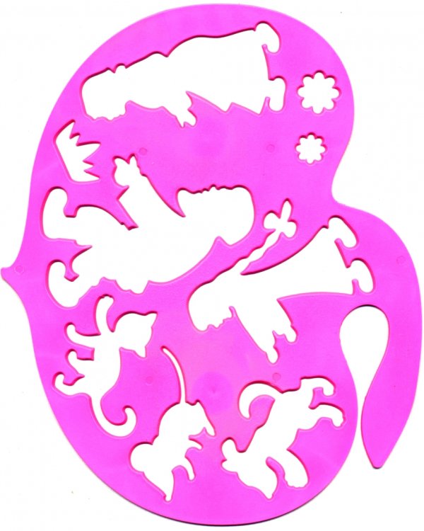 Трафарет фигурный Репка, в ассортименте