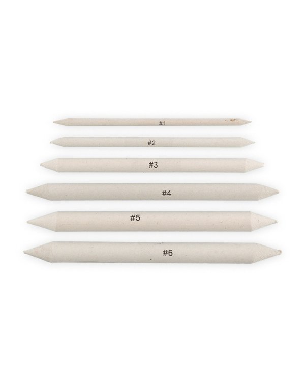 Набор растушевок бумажных, 6 штук