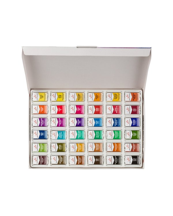 Акварель Studio, художественный набор, 36 цветов