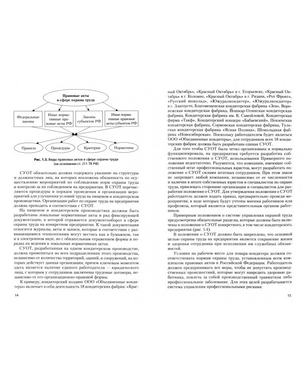 Охрана труда для повара-кондитера. Учебное пособие