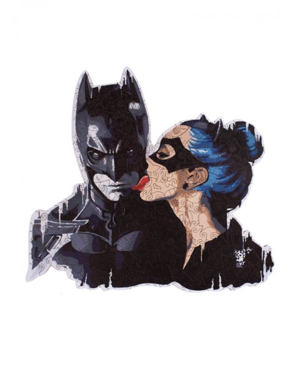 Деревянный пазл с двухслойной крышкой Бэтмен, 297 деталей