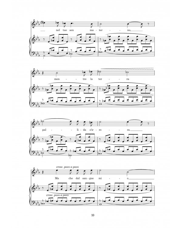 Избранные вокальные произведения. Ноты