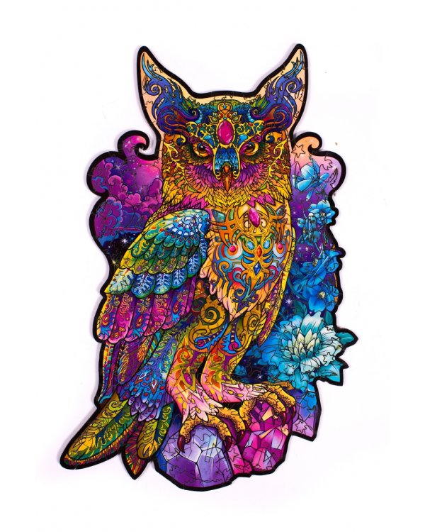 Пазл деревянный развивающий Сова, 170 деталей