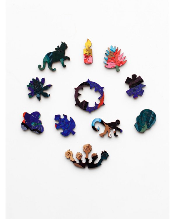 Деревянный пазл Кошка Фрида, 199 деталей