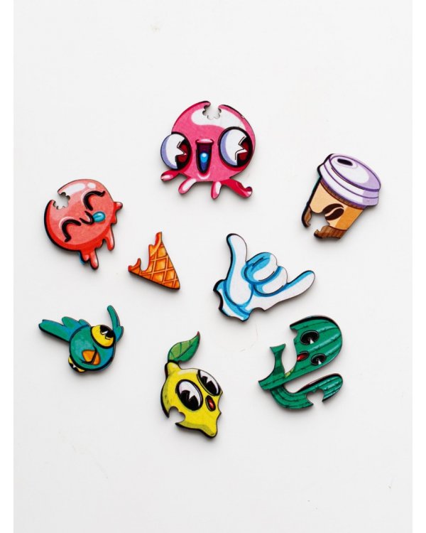 Деревянный пазл Летний вайб, 165 деталей