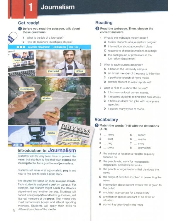 Journalism. Student's Book