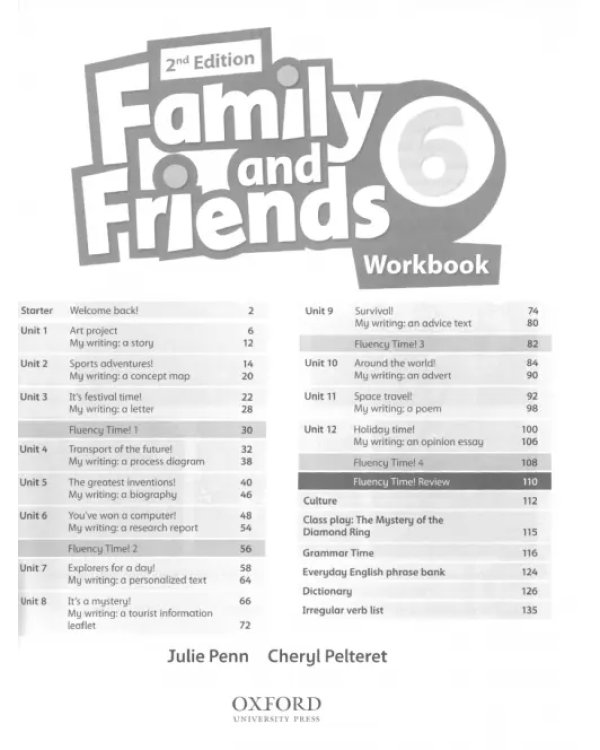 Family and Friends. Level 6. 2nd Edition. Workbook