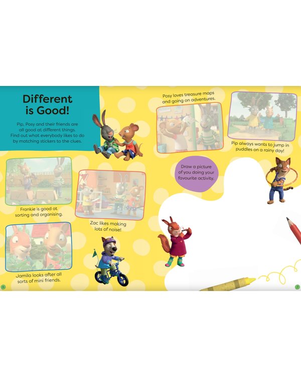 Pip and Posy. Best of Friends. Sticker Activity Book