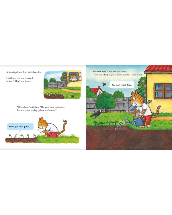 Sam Plants a Sunflower