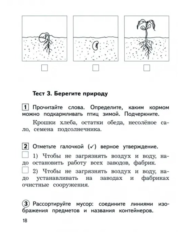 Окружающий мир. 1 класс. Предварительный контроль, текущий контроль, итоговый контроль. ФГОС