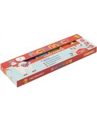 Пластилин растительный Пастель, 6 цветов