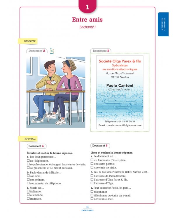 Communication essentielle du français. A1 + didierfle app