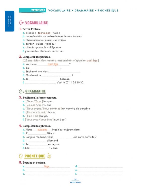 Communication essentielle du français. A1 + didierfle app