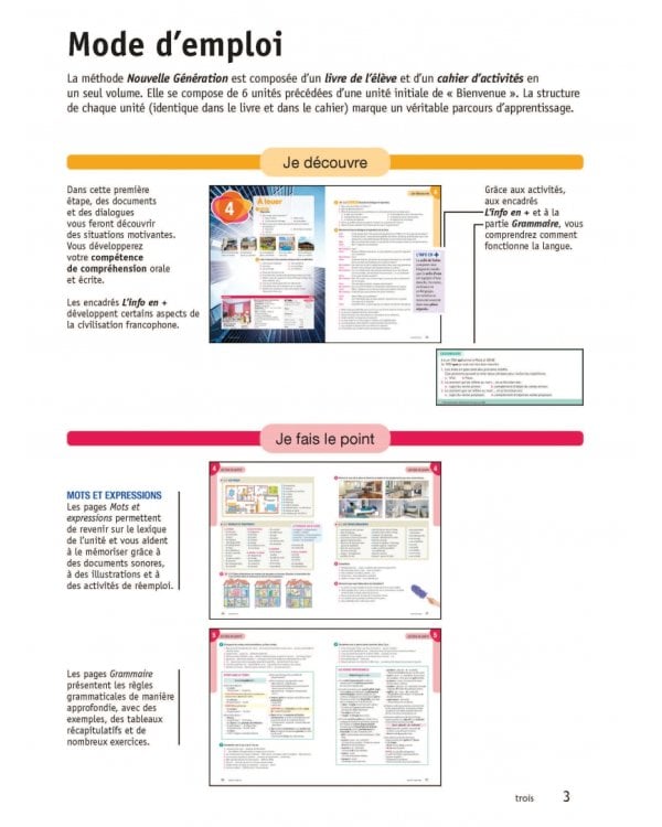 Nouvelle Génération A2. Livre + Cahier + didierfle app