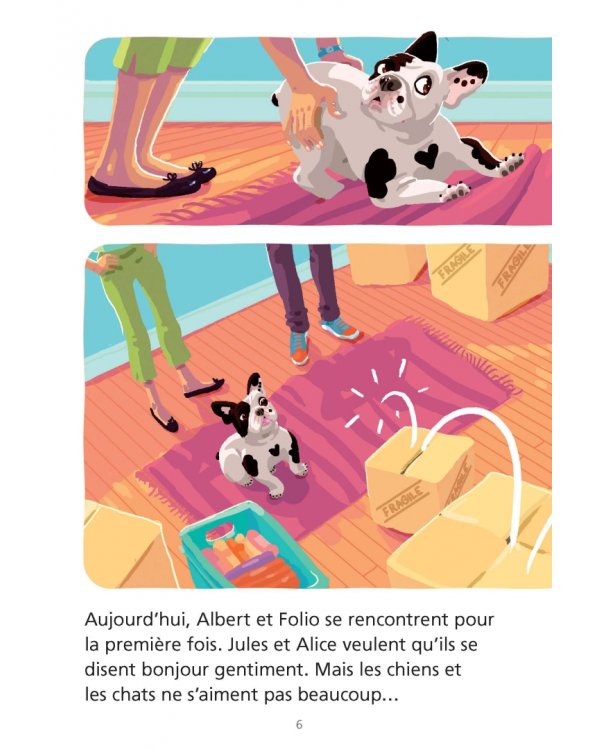 Albert et Folio. Une nouvelle famille. A1 + CD audio
