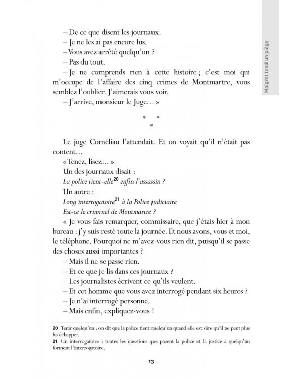 Maigret tend un piège. B2 + version audio offerte