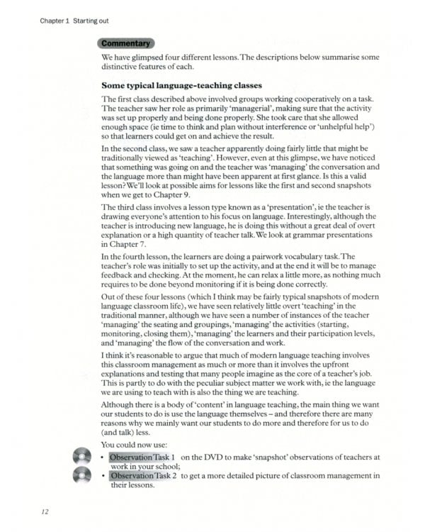 Learning Teaching. The Essential Guide to English Language Teaching. 3rd Edition + DVD