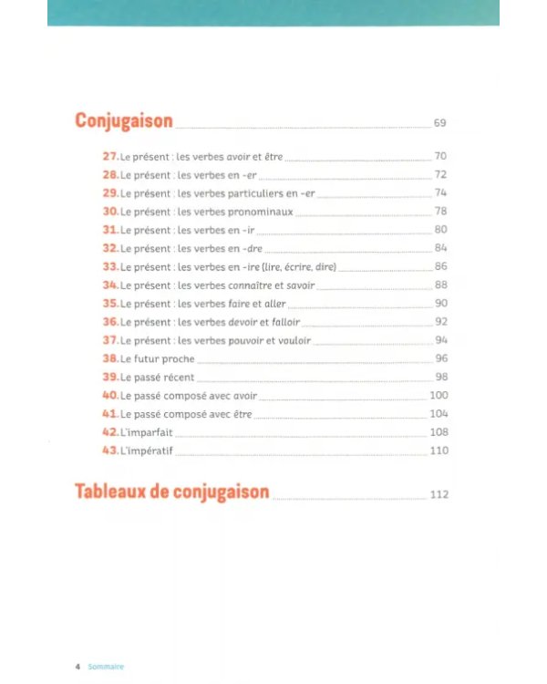 Exercices de Grammaire et conjugaison. A1
