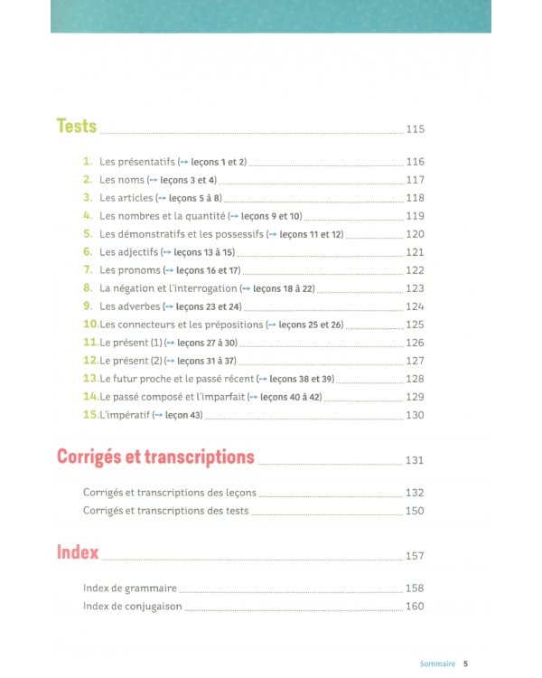 Exercices de Grammaire et conjugaison. A1