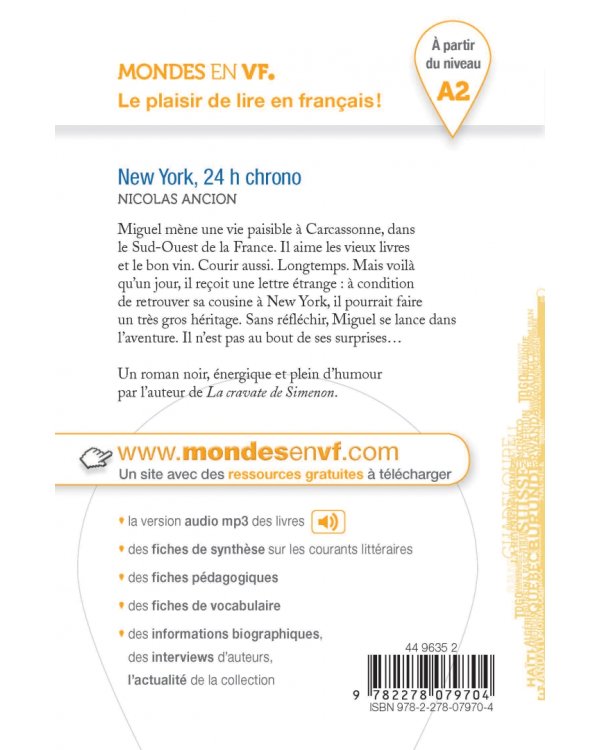 New York, 24h chrono. A2 + MP3