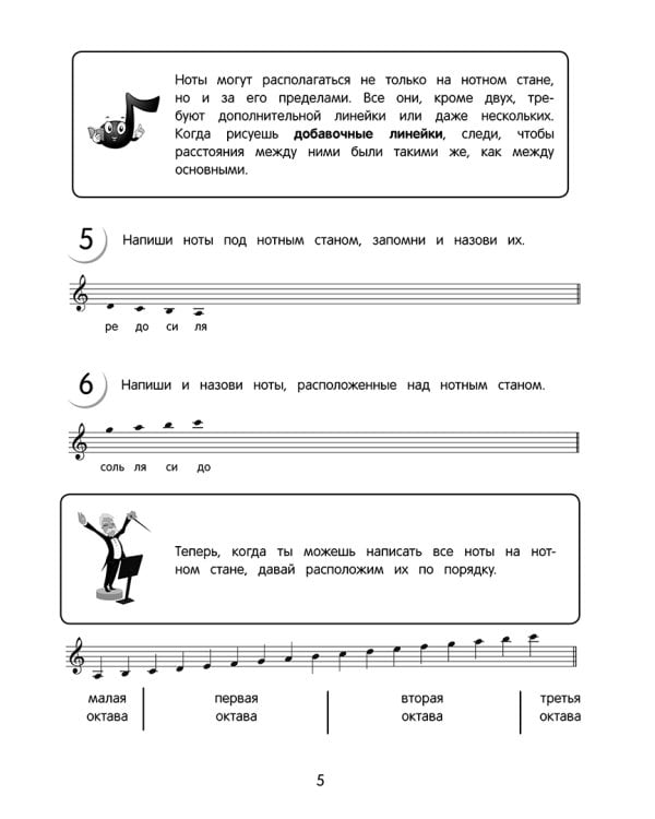 Сольфеджио. Рабочая тетрадь. 1 класс