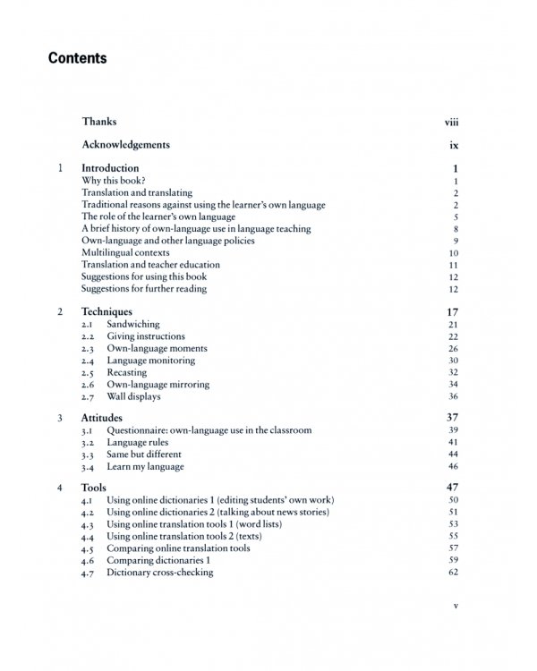 Translation and Own-language Activities