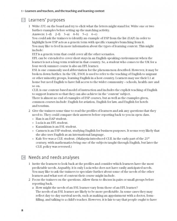 The CELTA Course. Trainer's Manual. 2nd Edition