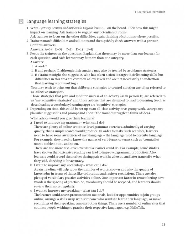 The CELTA Course. Trainer's Manual. 2nd Edition