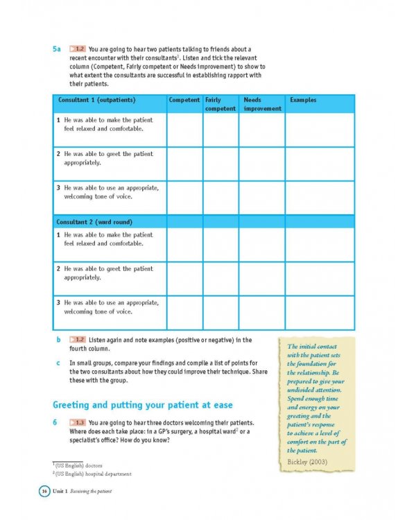 Good Practice. Communication Skills in English for the Medical Practitioner. Student's Book