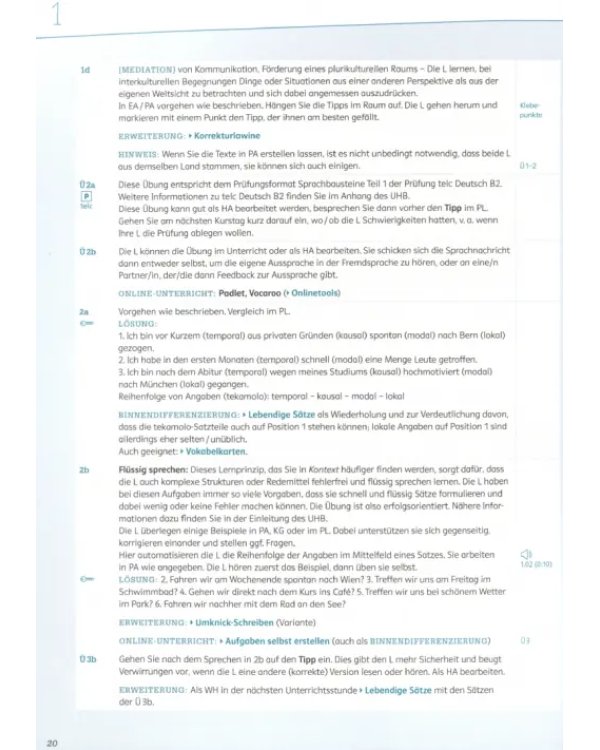 Kontext B2. Deutsch als Fremdsprache. Unterrichtshandbuch