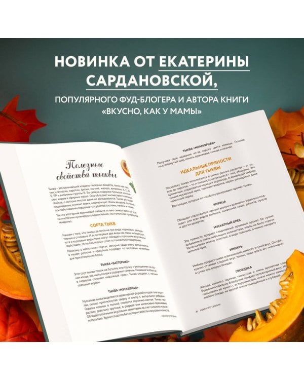 Тыквенная книга. 40 оригинальных рецептов для завтрака, обеда и ужина