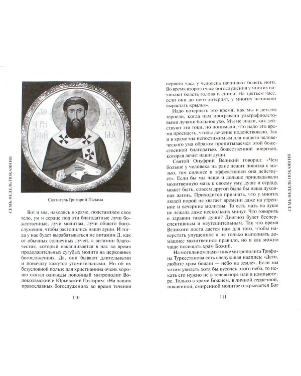 Семь недель покаяния. Беседы о Великом посте