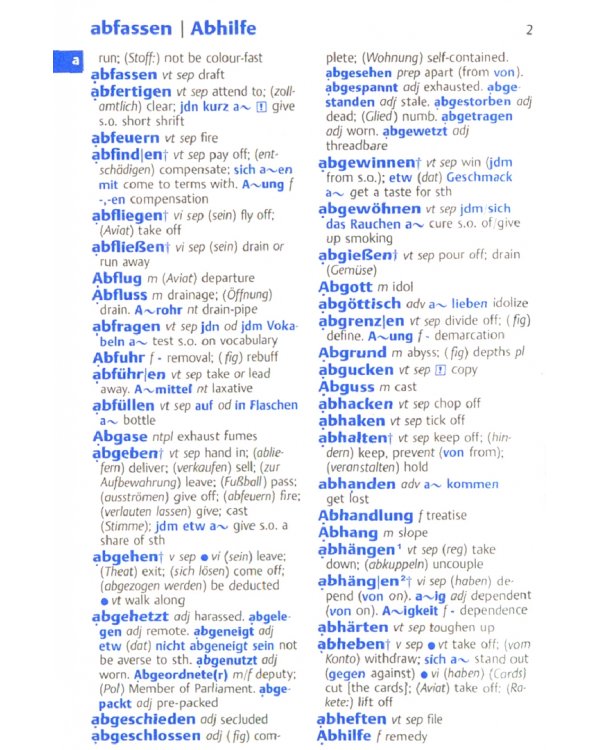 Oxford German Mini Dictionary. Fifth Edition